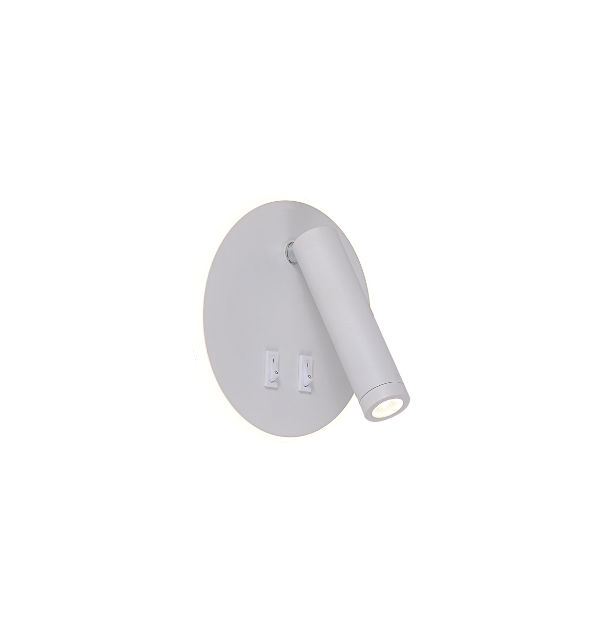 Wall Light Fixtures Aplica alba din metal cu 2 LED-uri Circa Zuma Line