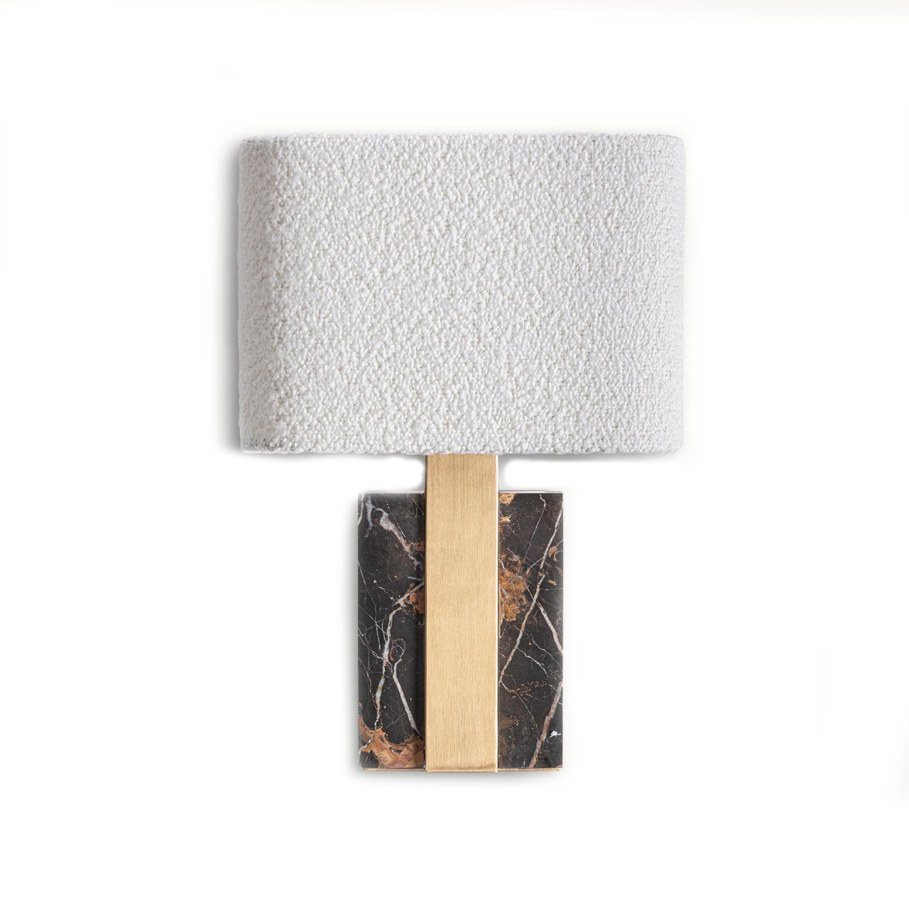 marmura granit travertin.preturi de fabrica Aplica alba/maro din marmura Helie Vical Home