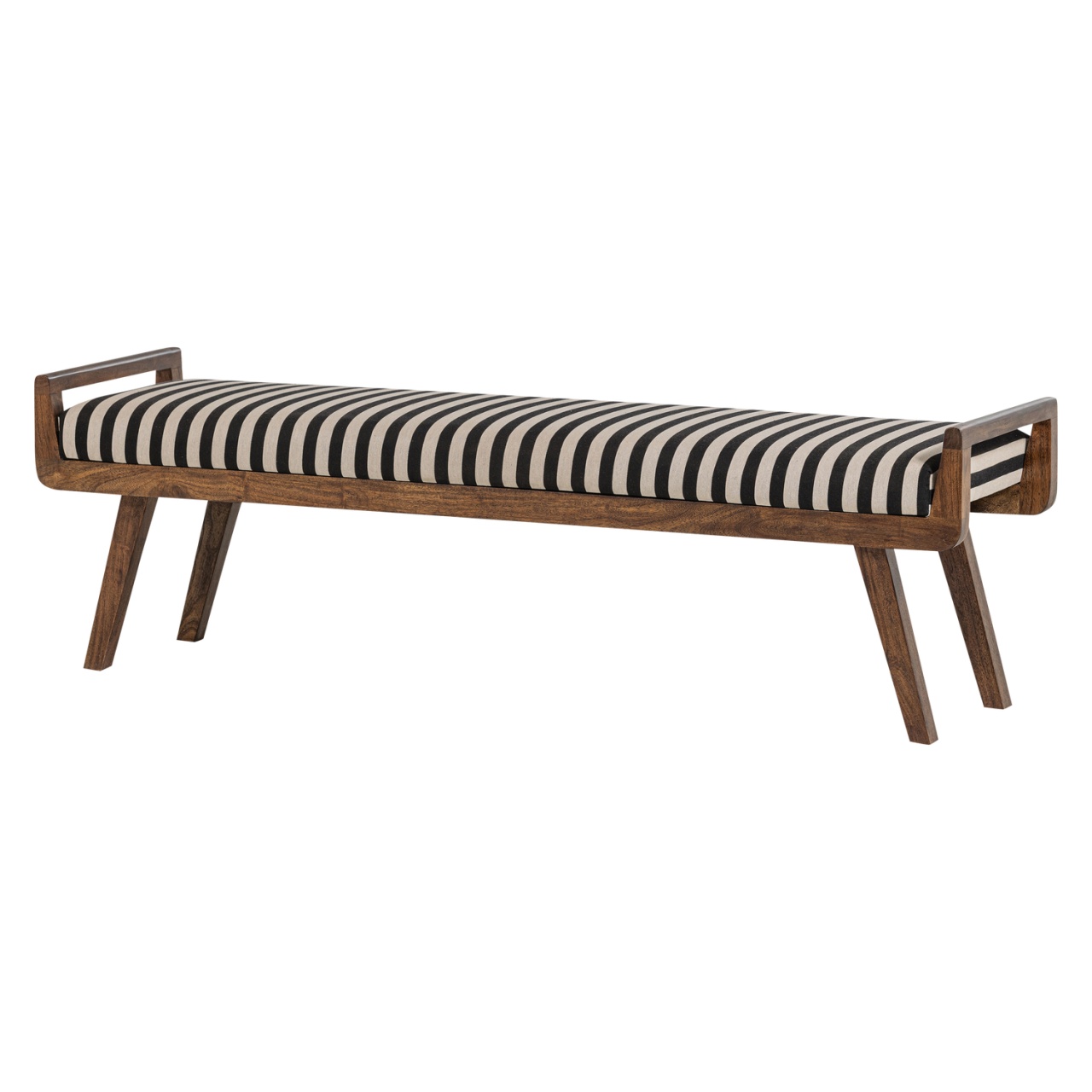 Chairs Bancheta maro din textil 157 cm Valo Woood