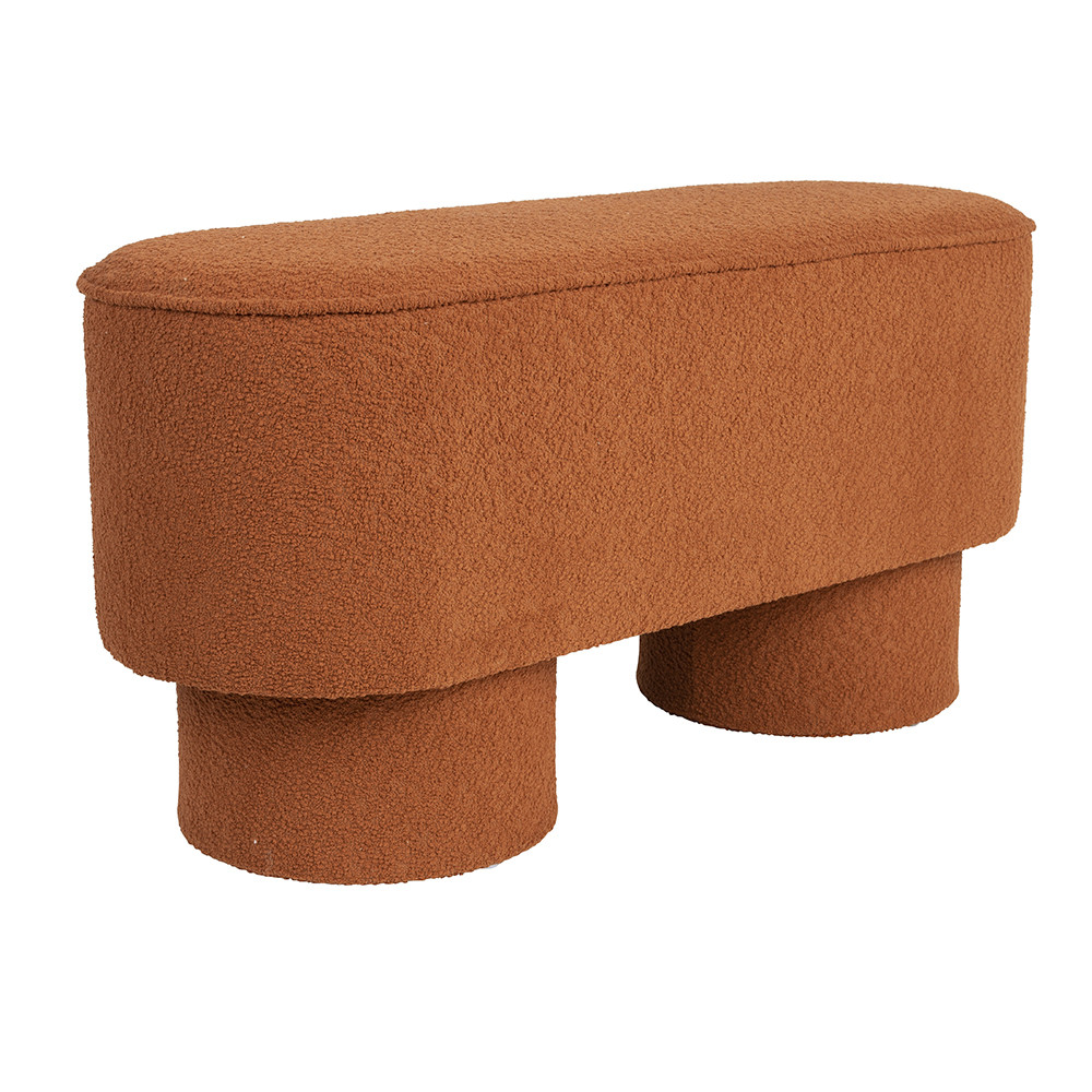 Quiet Object Bancheta maro din textil 93 cm Marcos Quiet Object