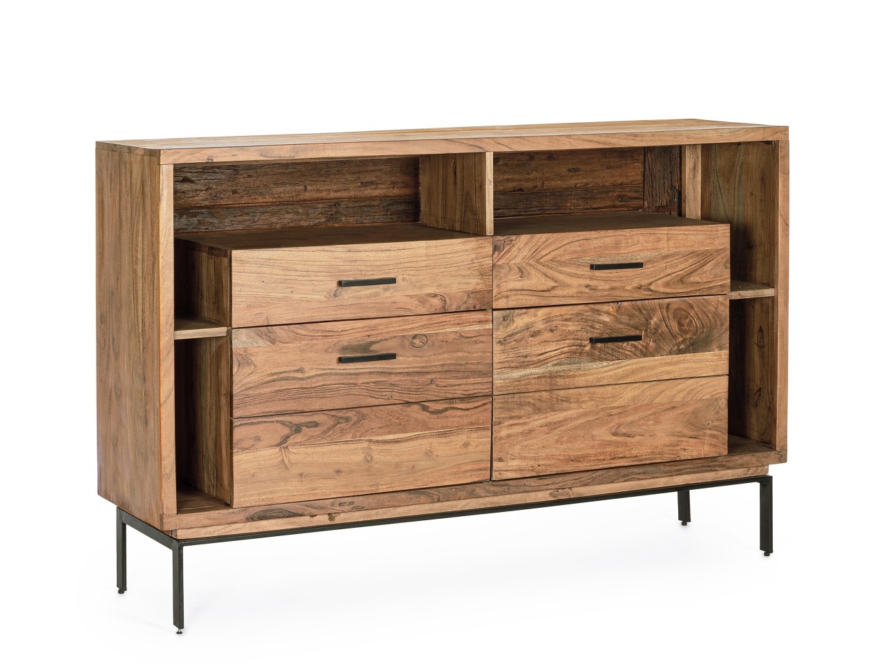 Buffets & Sideboards Bufet inferior maro din lemn 145 cm Mangal Bizzotto