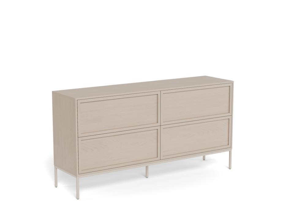 Dressers Comoda gri din metal 157 cm Palmdale Actona Company