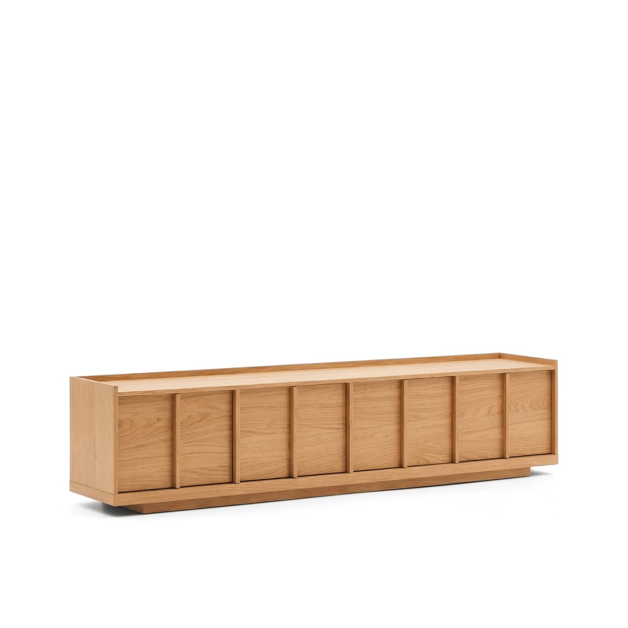 Entertainment Centers & TV Stands Comoda TV maro deschis din lemn 200 cm Onix Kave Home