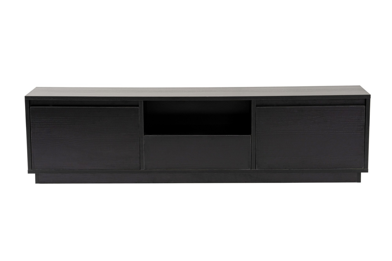 Entertainment Centers & TV Stands Comoda TV neagra 160 cm Vanguard Nordure
