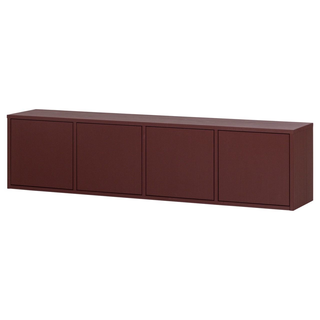 Entertainment Centers & TV Stands Comoda TV rosu burgund 198 cm Merel Woood