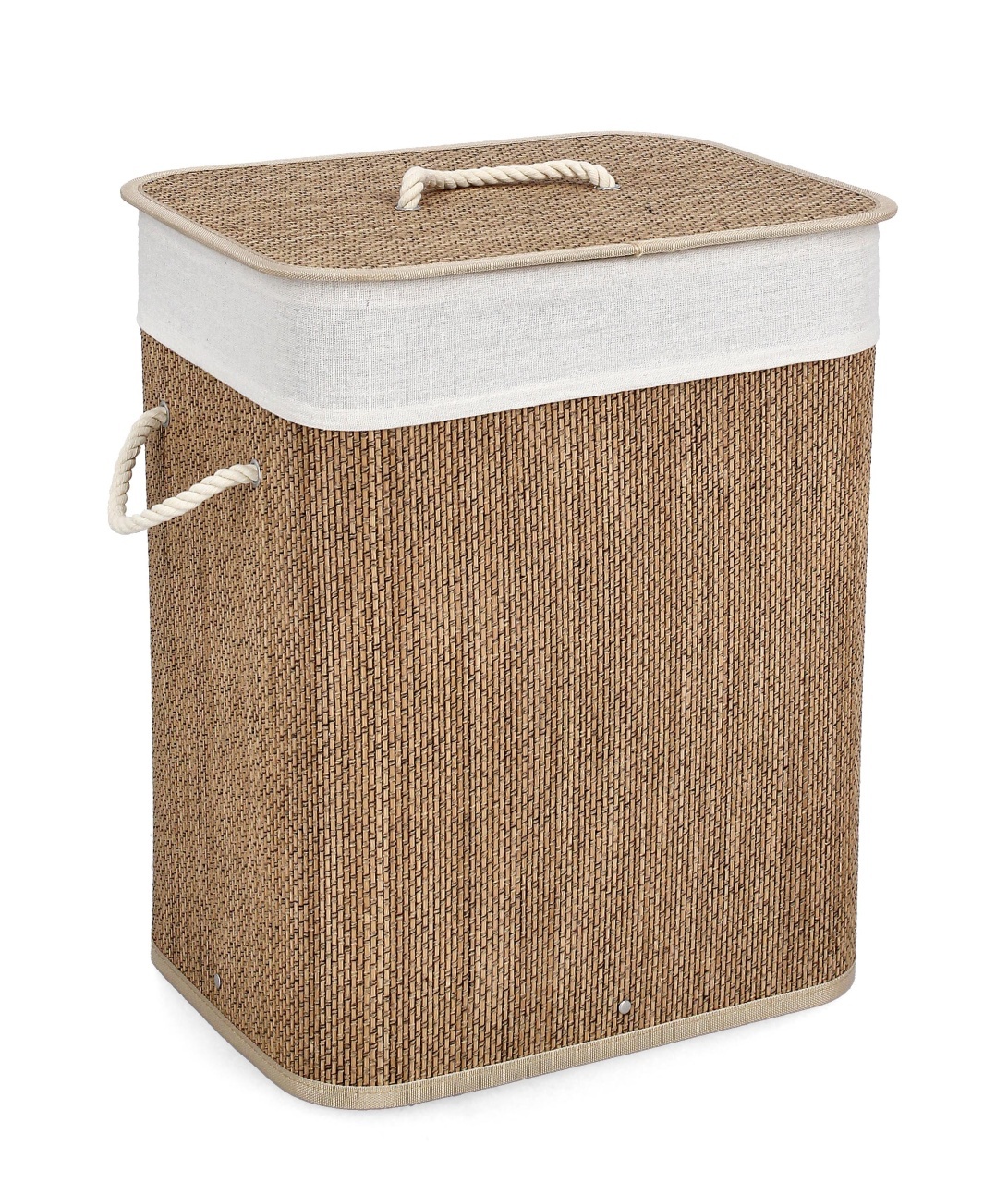 Bizzotto Cos de rufe maro/alb din bambus Zahara Rectangle Bizzotto
