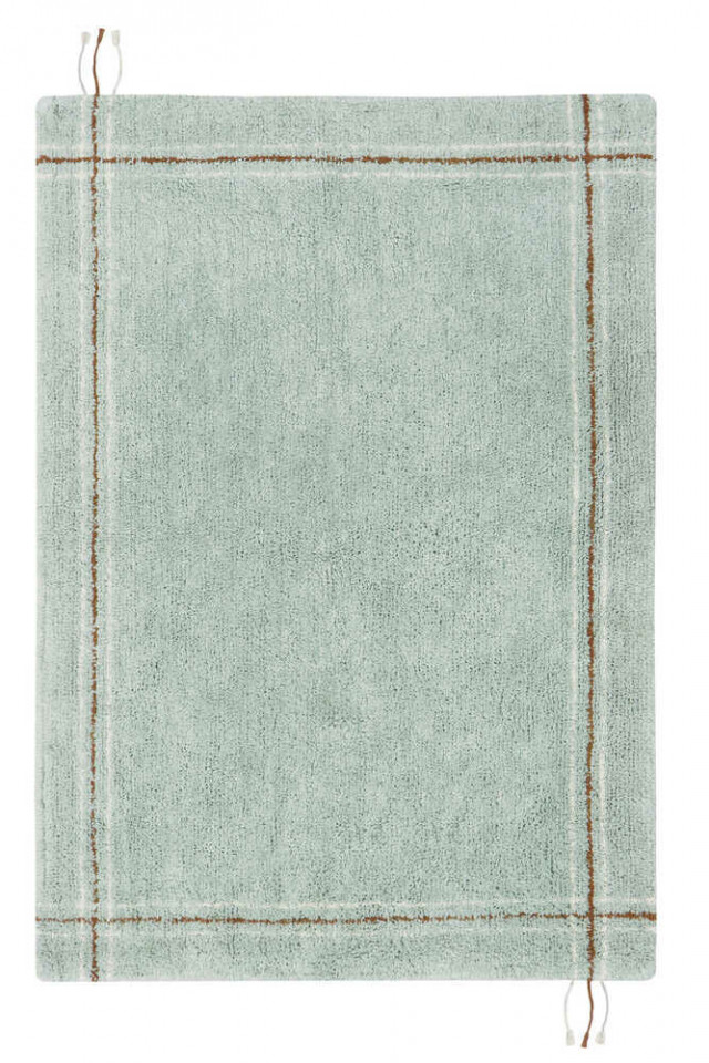 Lorena Canals Covor pentru copii albastru din bumbac 90x130 cm Cuisine Lorena Canals