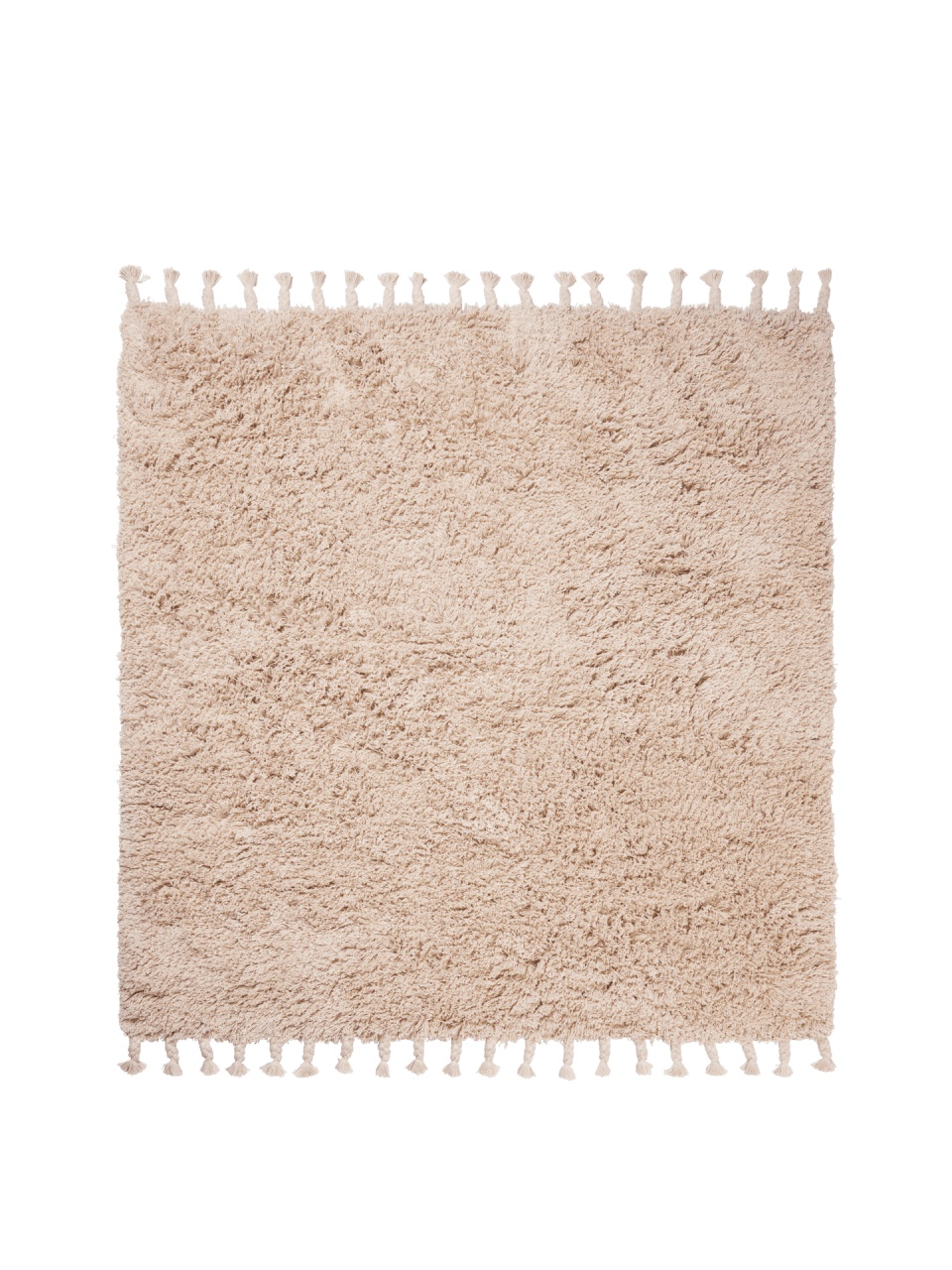 Rugs Covoras alb antic din bumbac 140x140 cm Amass Ferm Living