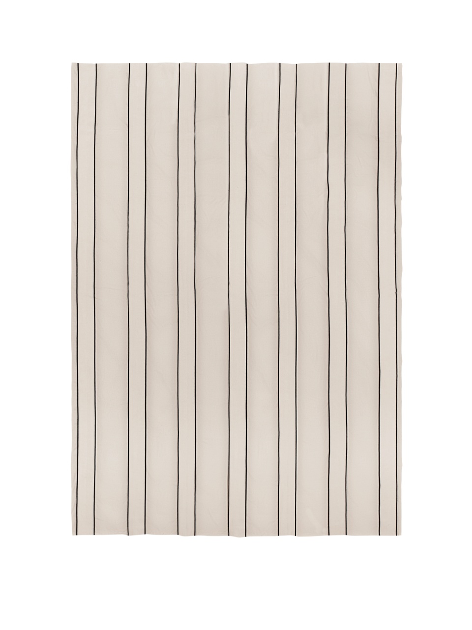 Quilts & Comforters Cuvertura alb antic/neagra din bumbac 180x260 cm Twill Ferm Living