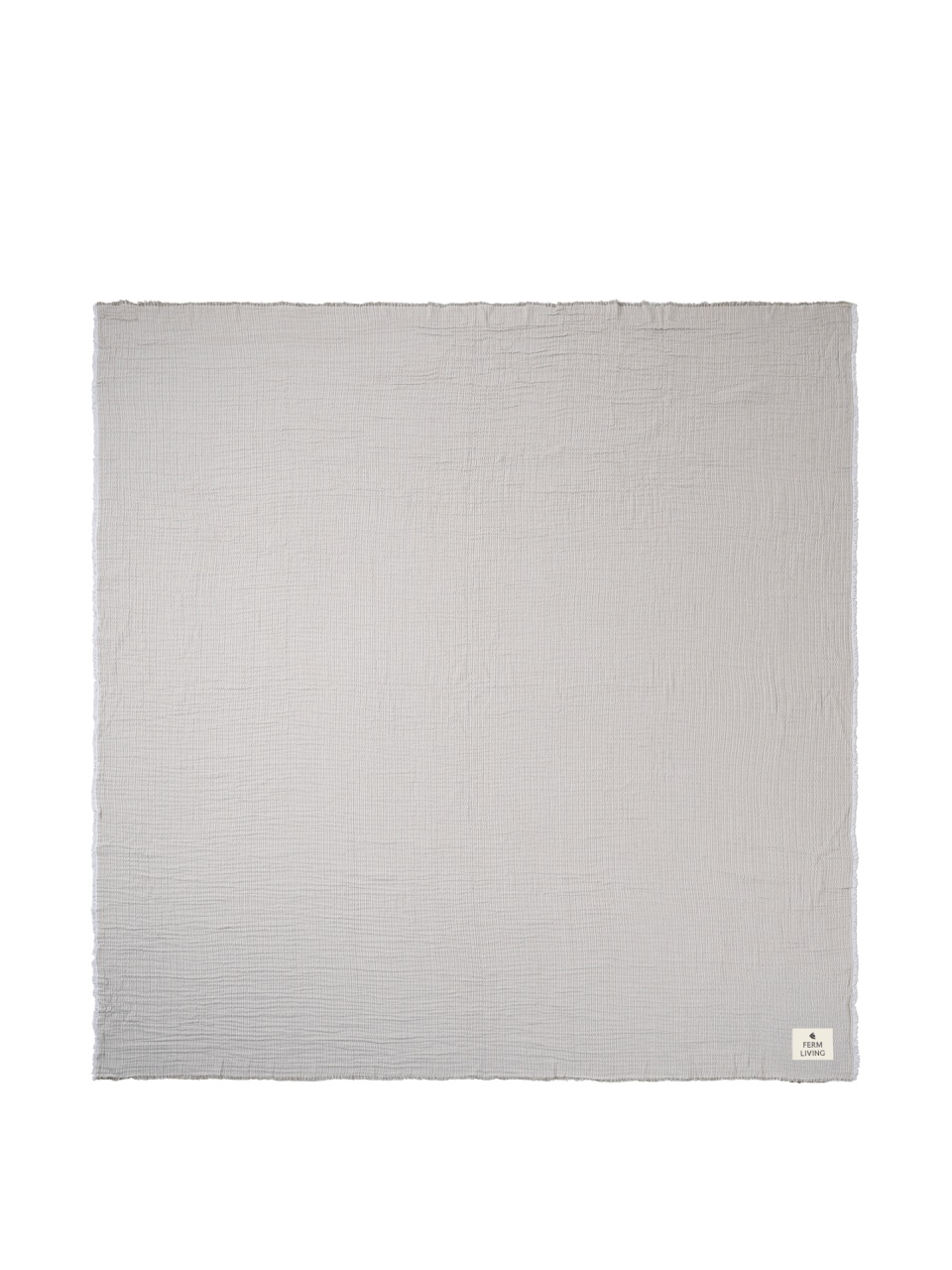 Quilts & Comforters Cuvertura verde ceai/bej nisipiu din bumbac 240x250 cm Fino Ferm Living