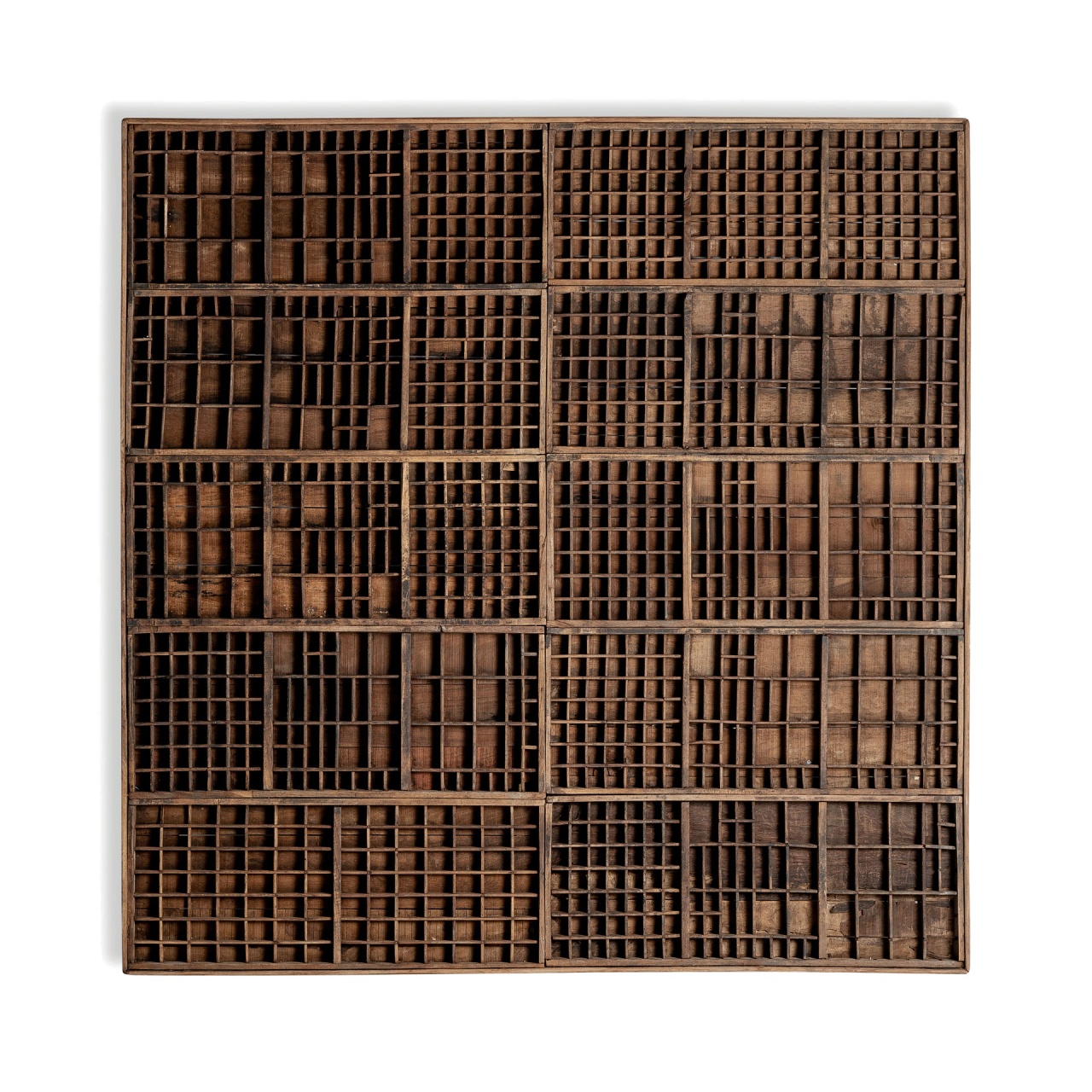 bucatarii rustice Decoratiune de perete maro din lemn 163x167 cm Kashere Vical Home