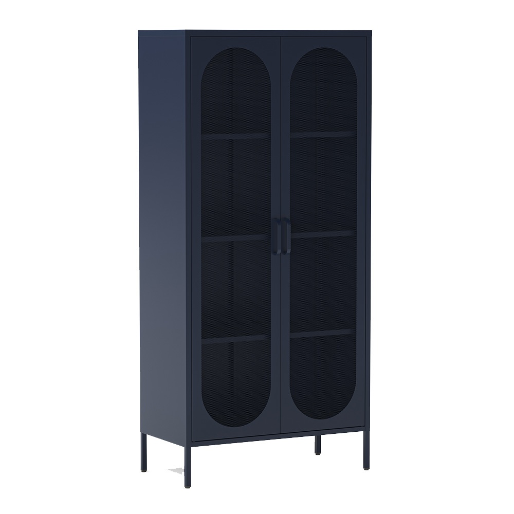 Quiet Object Dulap albastru din metal 170 cm Diora Quiet Object