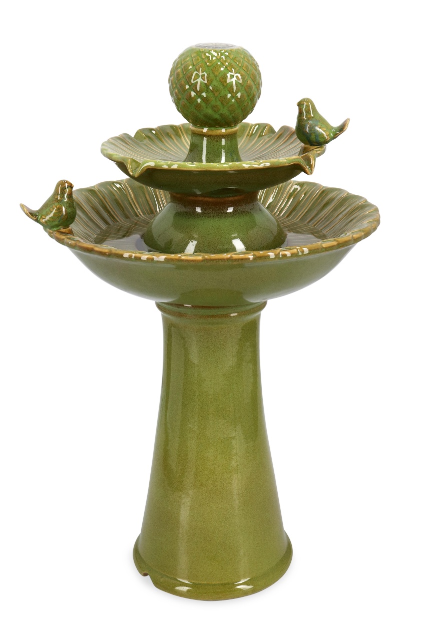 Fountains & Ponds Fantana arteziana verde din ceramica Niky Bizzotto