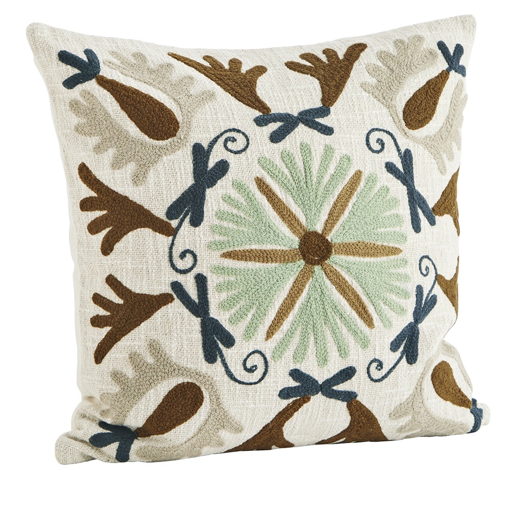 Pillowcases & Shams Fata de perna multicolora din bumbac 45x45 cm Suzani Madam Stoltz
