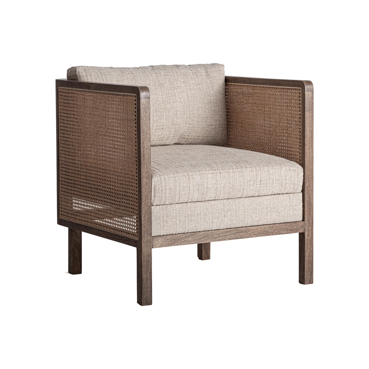 fotoliu birou Fotoliu maro/grej din lemn Kaleb Vical Home