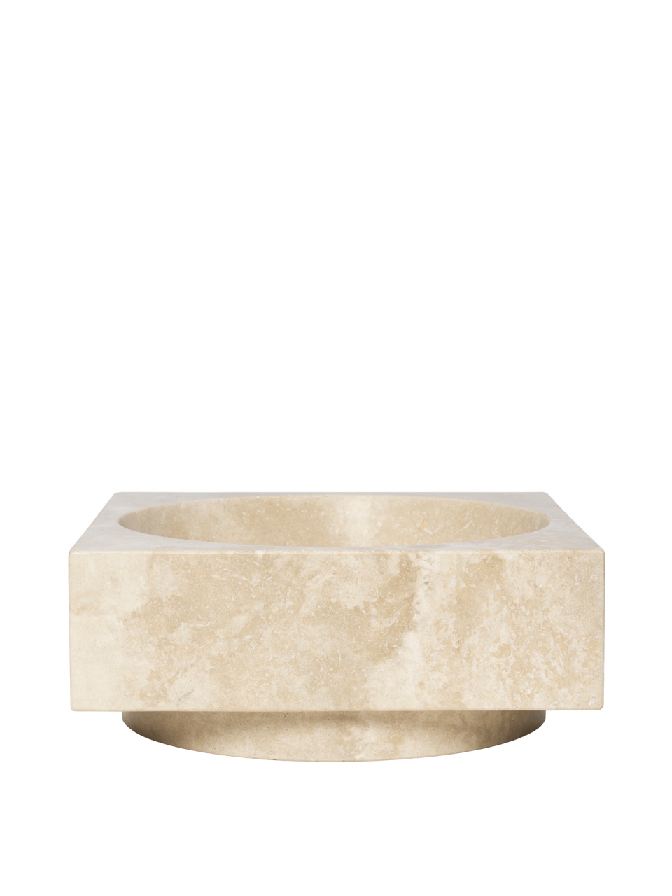 Decorative Bowls Ghiveci bej din piatra 27x27 cm Hew Ferm Living