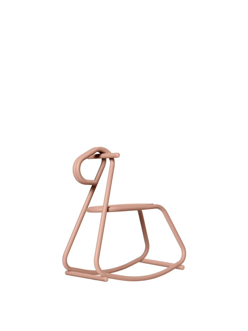 Riding Toys Jucarie balansoar roz din metal Lussi Ferm Living