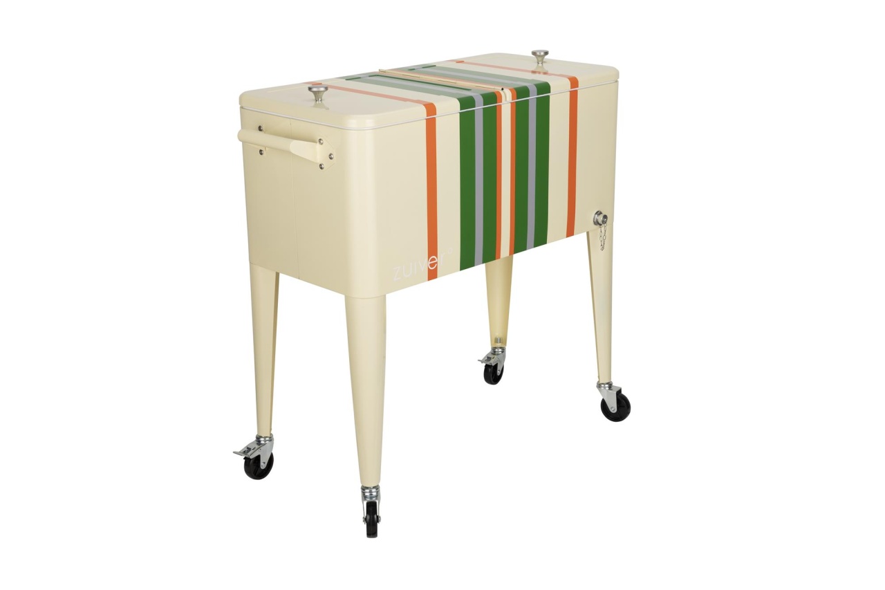Refrigerators Lada frigorifica galben lamaie din plastic Be Cool Stripes Zuiver