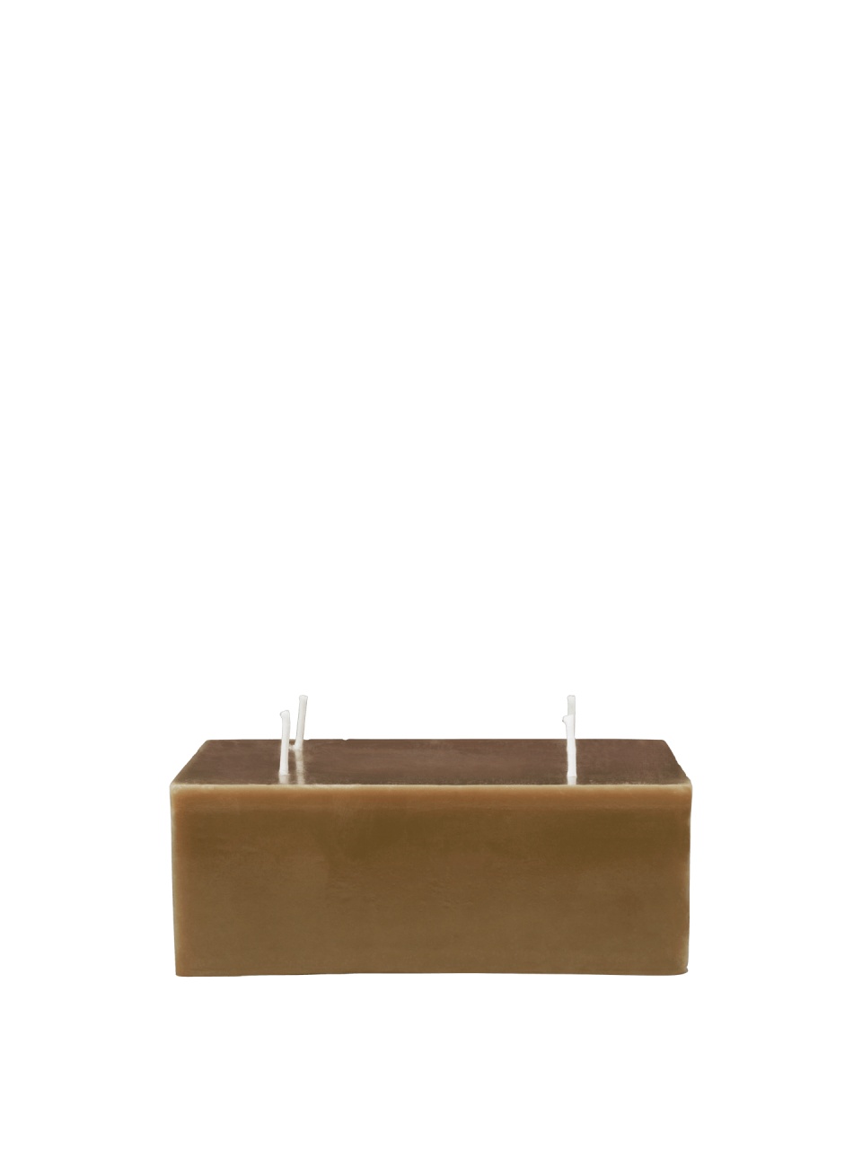 Candles Lumanare parfumata maro bronz din fibre naturale 5 cm Burren Ferm Living