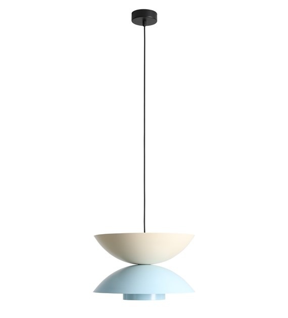 Lighting Fixtures Lustra crem/albastra din metal Otti Aldex