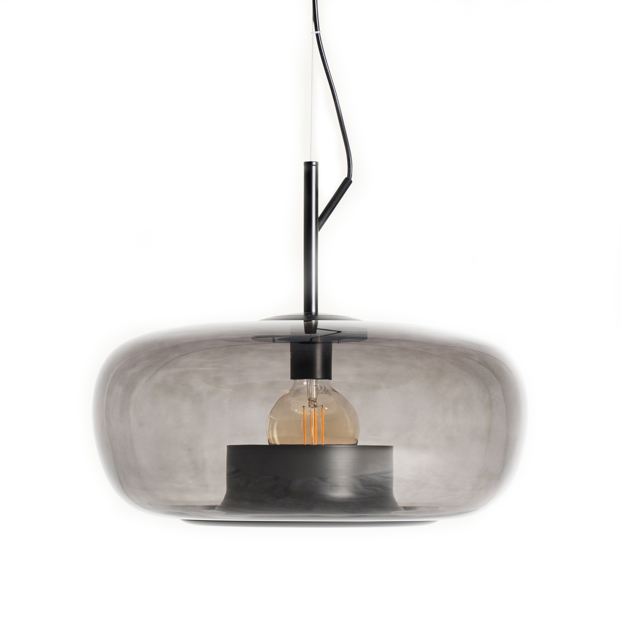 home generators Lustra gri/neagra din sticla Helen Vical Home