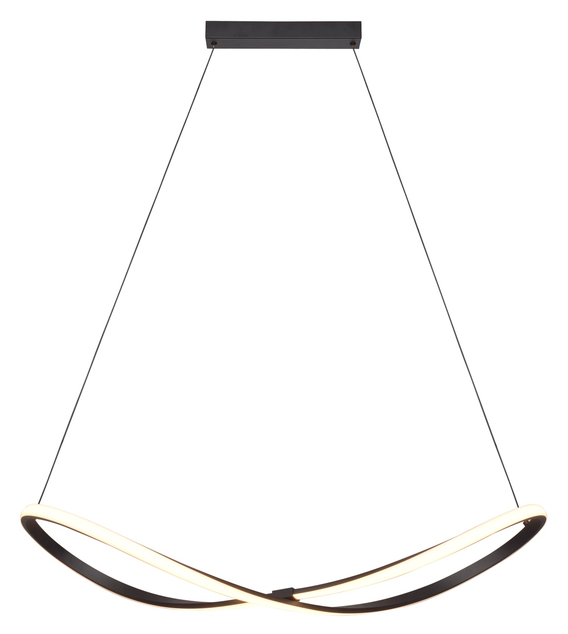 Lighting Fixtures Lustra neagra din metal Rosentra Zuma Line