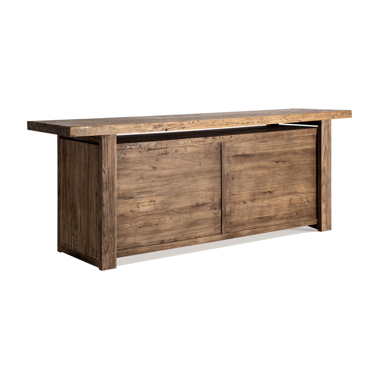 bucatarie tip bar Masa bar maro din lemn 75x280 cm Norvik Vical Home