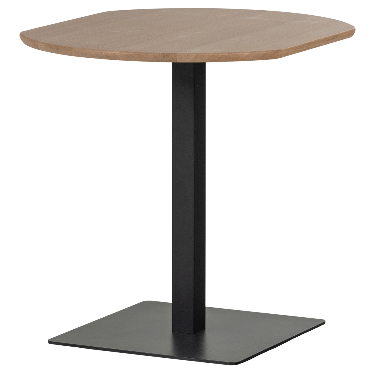 Kitchen & Dining Room Tables Masa bistro maro/neagra din lemn 67x79 cm Tablo Woood