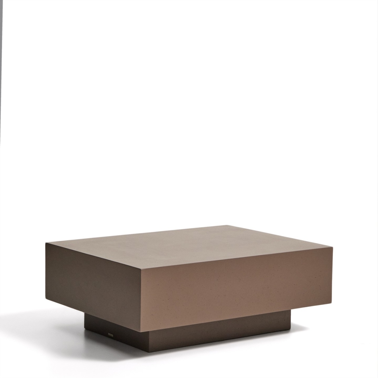 Outdoor Furniture Masa de cafea exterior maro din ciment 80x60 cm Rustella Kave Home