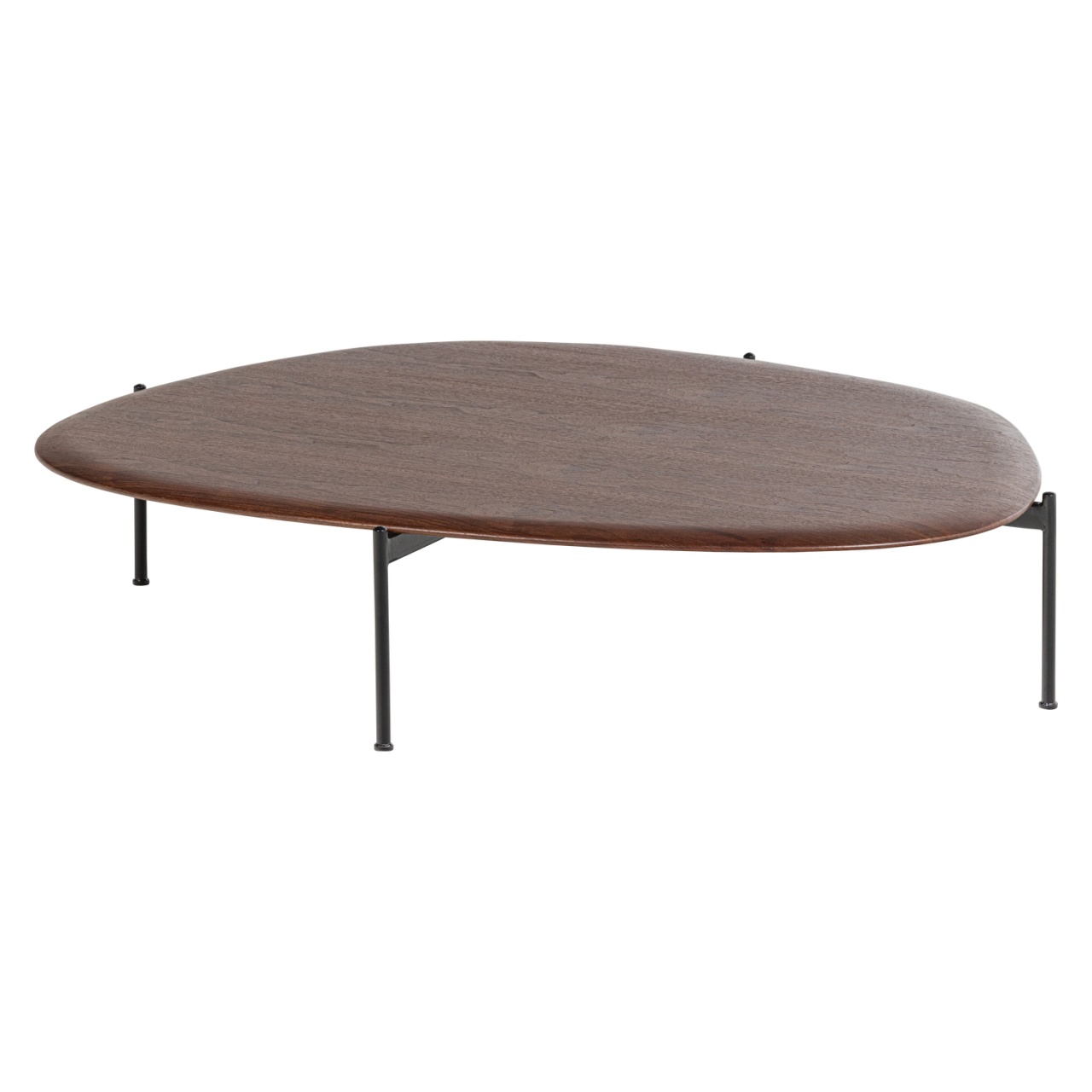 Coffee Tables Masa de cafea maro 97x121 cm Kota Woood