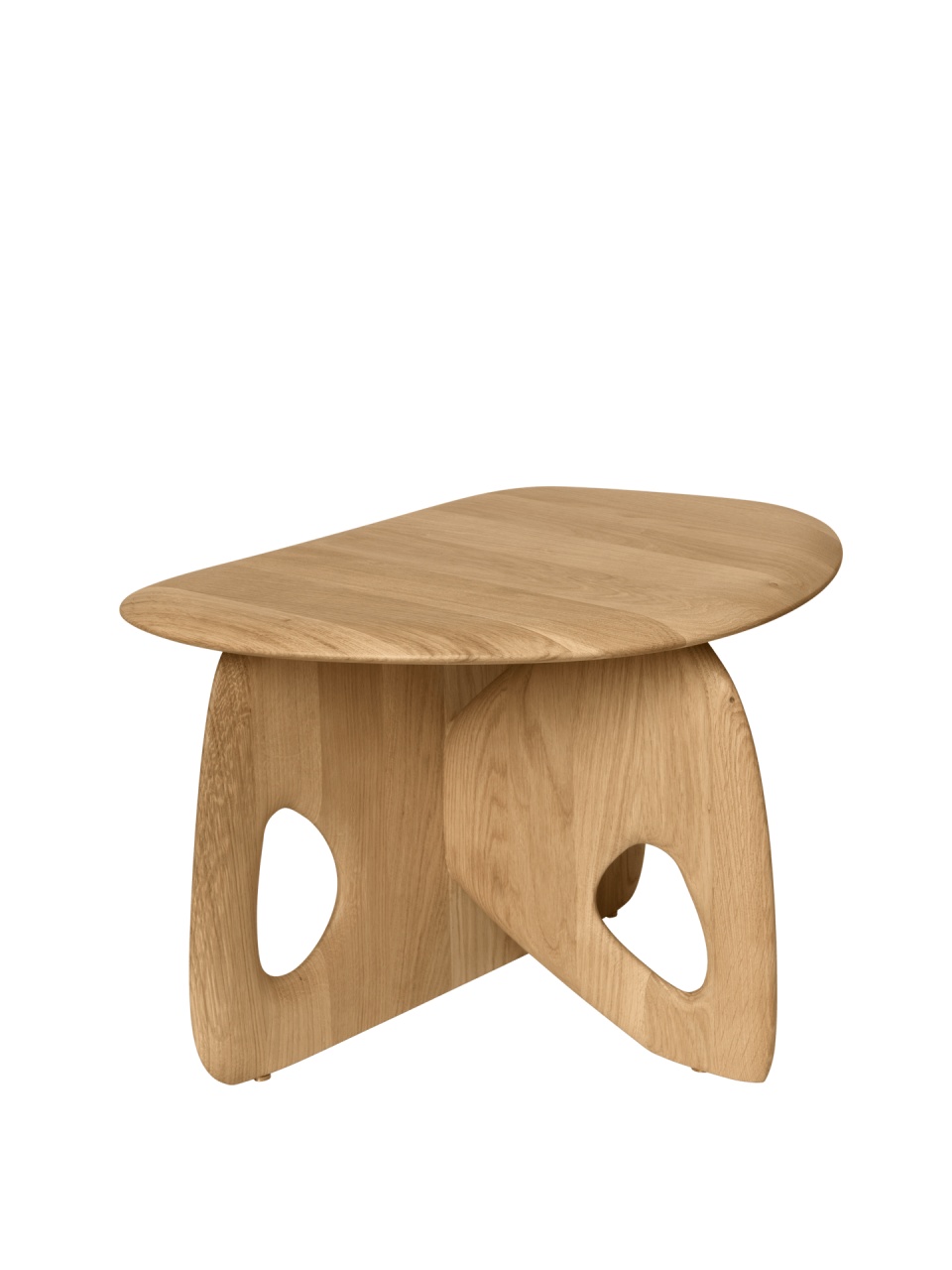Coffee Tables Masa de cafea maro deschis din lemn 40x55 cm Oar Ferm Living