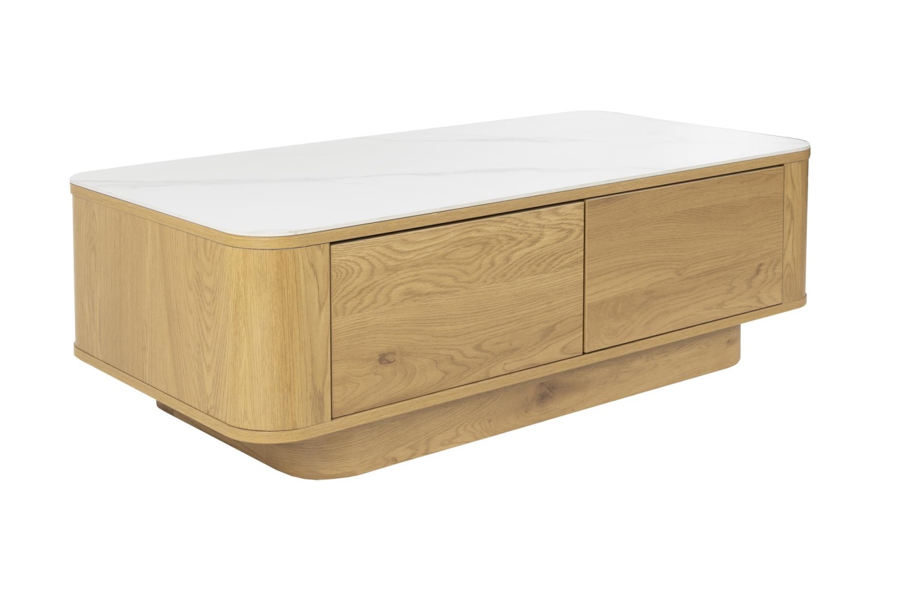 Tables Masa de cafea maro din lemn 60x120 cm Almira Oak The Home Collection