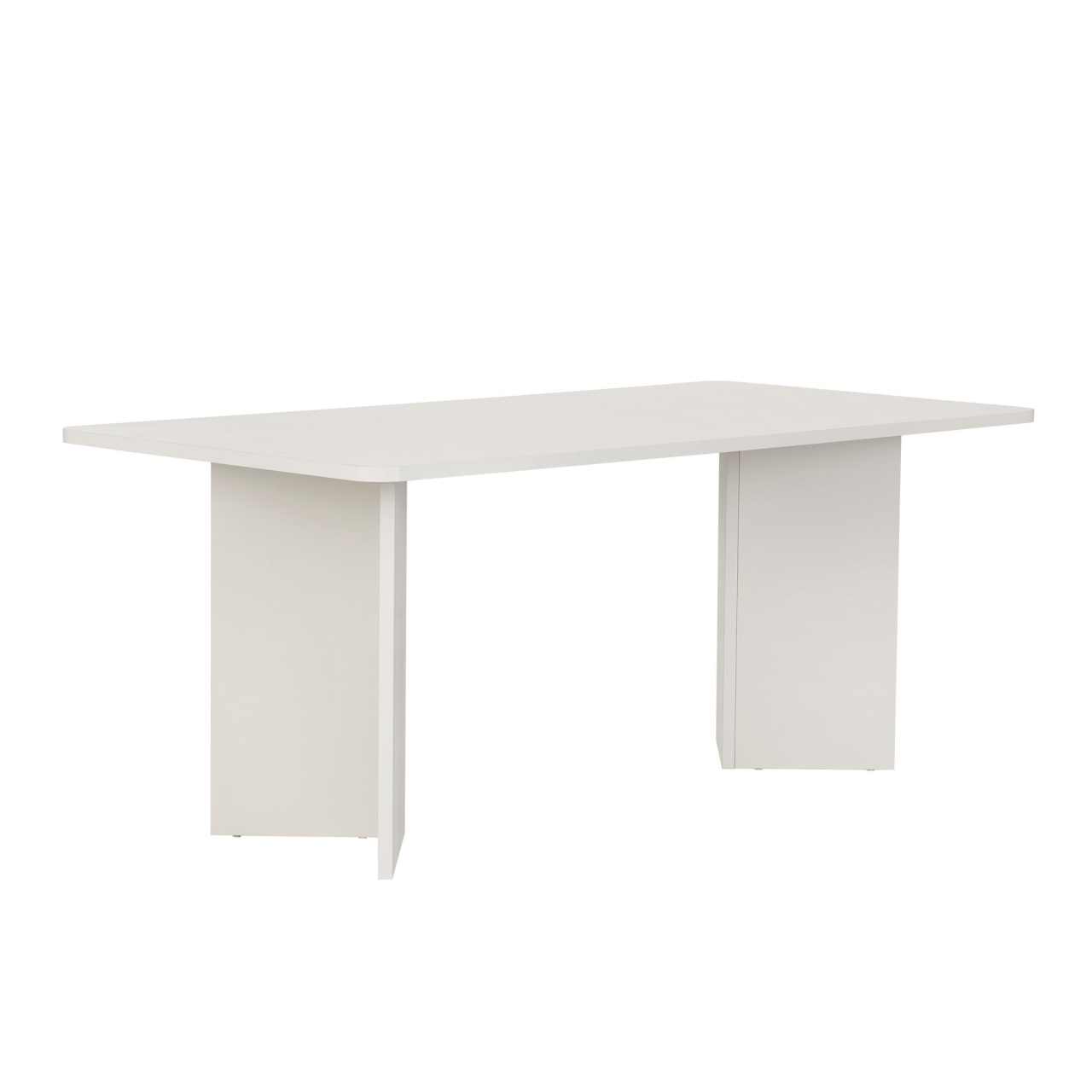 mobila dining Masa dining alba 90x180 cm Linza Nordure