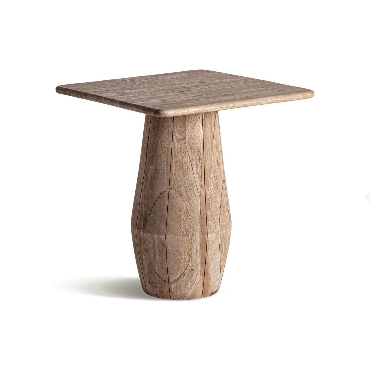 Kitchen & Dining Room Tables Masa dining maro deschis din lemn 70x70 cm Jaquard Vical Home
