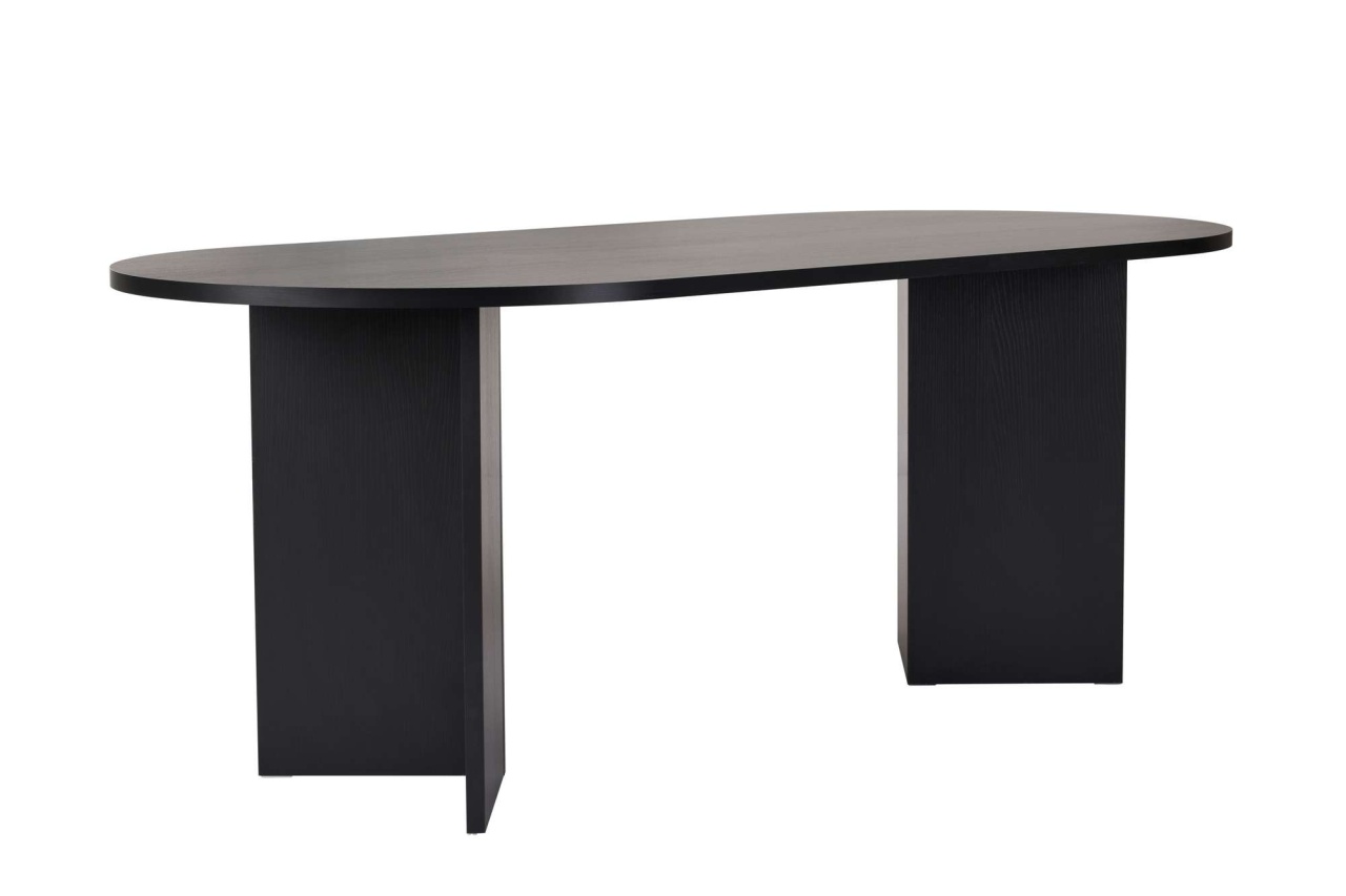 mobila dining Masa dining neagra 90x200 cm Sabella Nordure