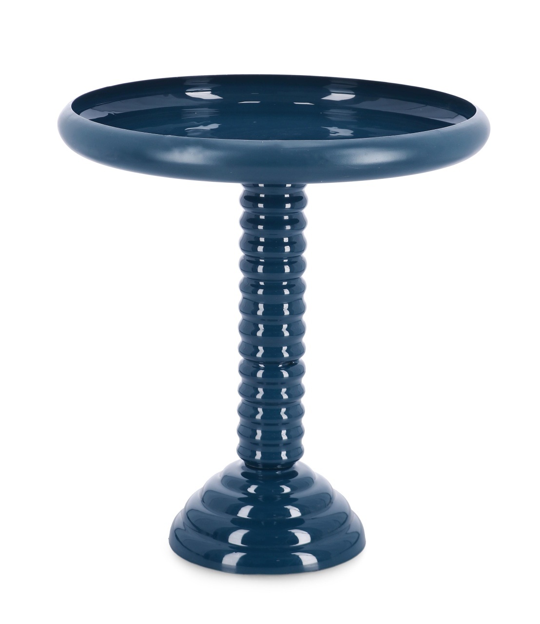 Coffee Tables Masa laterala albastra din metal 49 cm Angada L Bizzotto