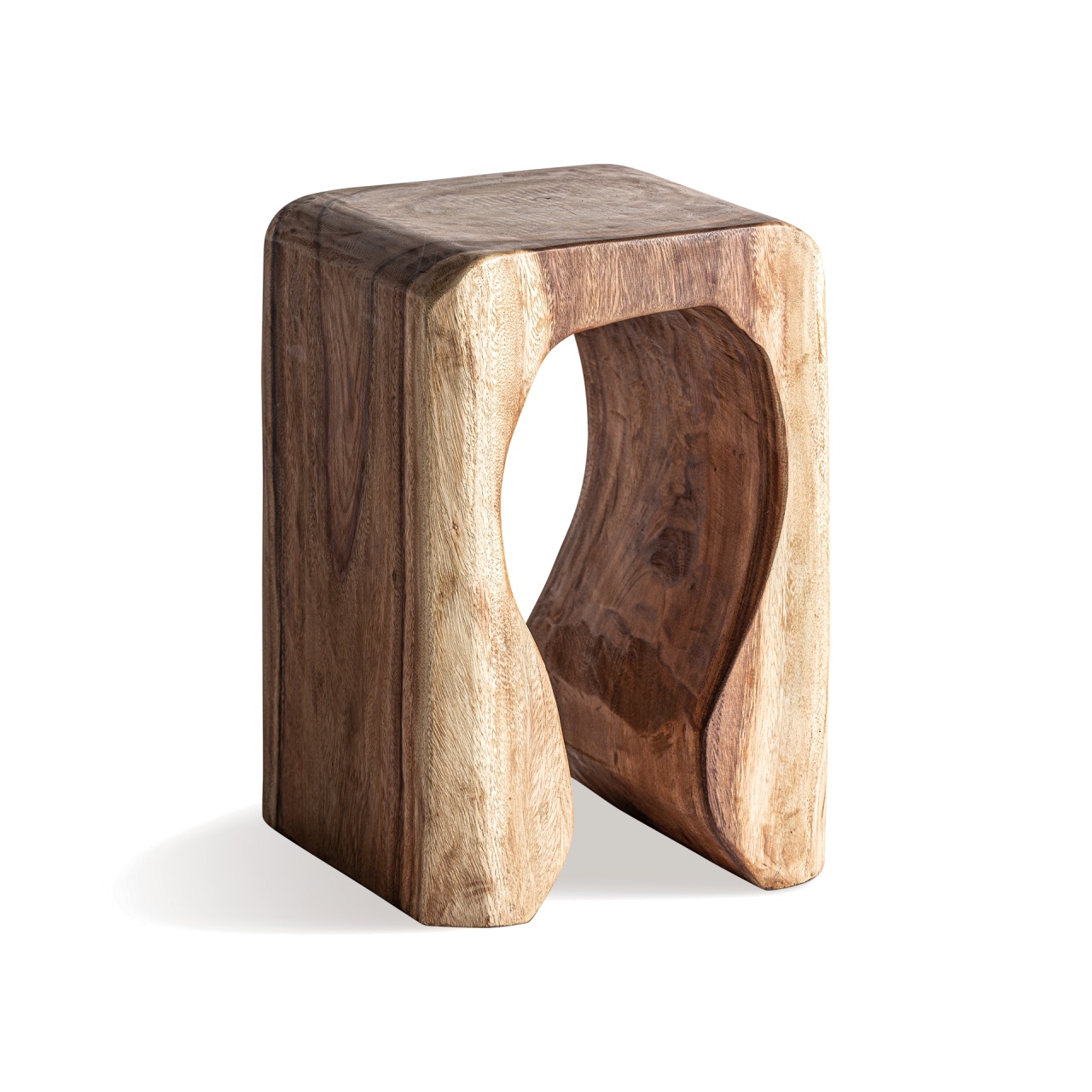 bucatarii rustice Masa laterala maro din lemn 29x29 cm Rimini Vical Home