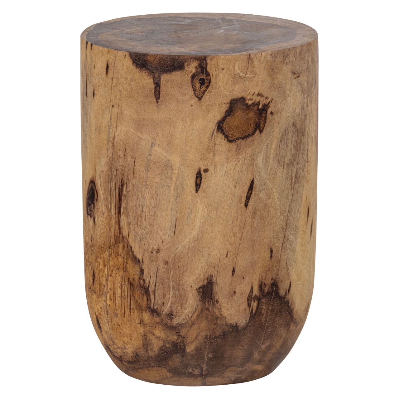 Accent Tables Masa laterala maro din lemn 35 cm Viri Woood
