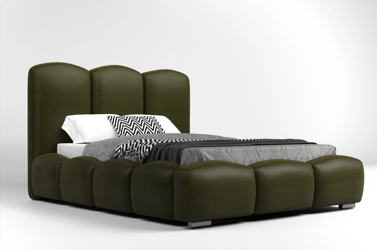 Pat maro din catifea 160x200 cm Honor FURPOL