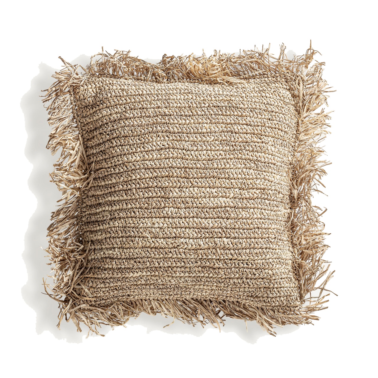 perna pentru bebe Perna patrata maro din fibre 40x40 cm Igotz Vical Home