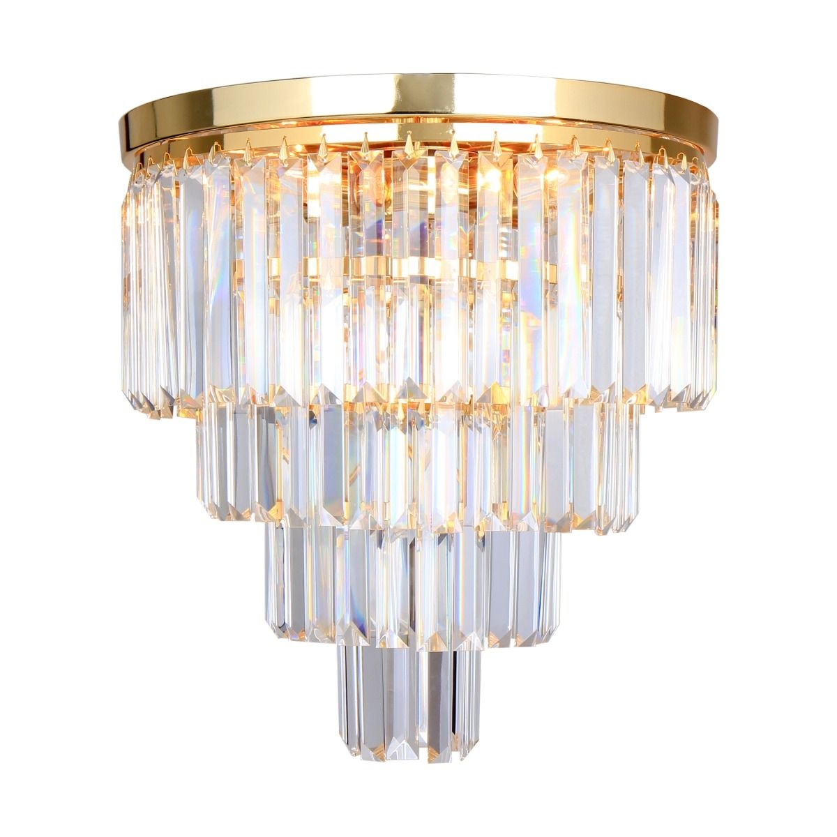 Lighting Fixtures Plafoniera aurie din metal cu 5 becuri Amedeo Zuma Line