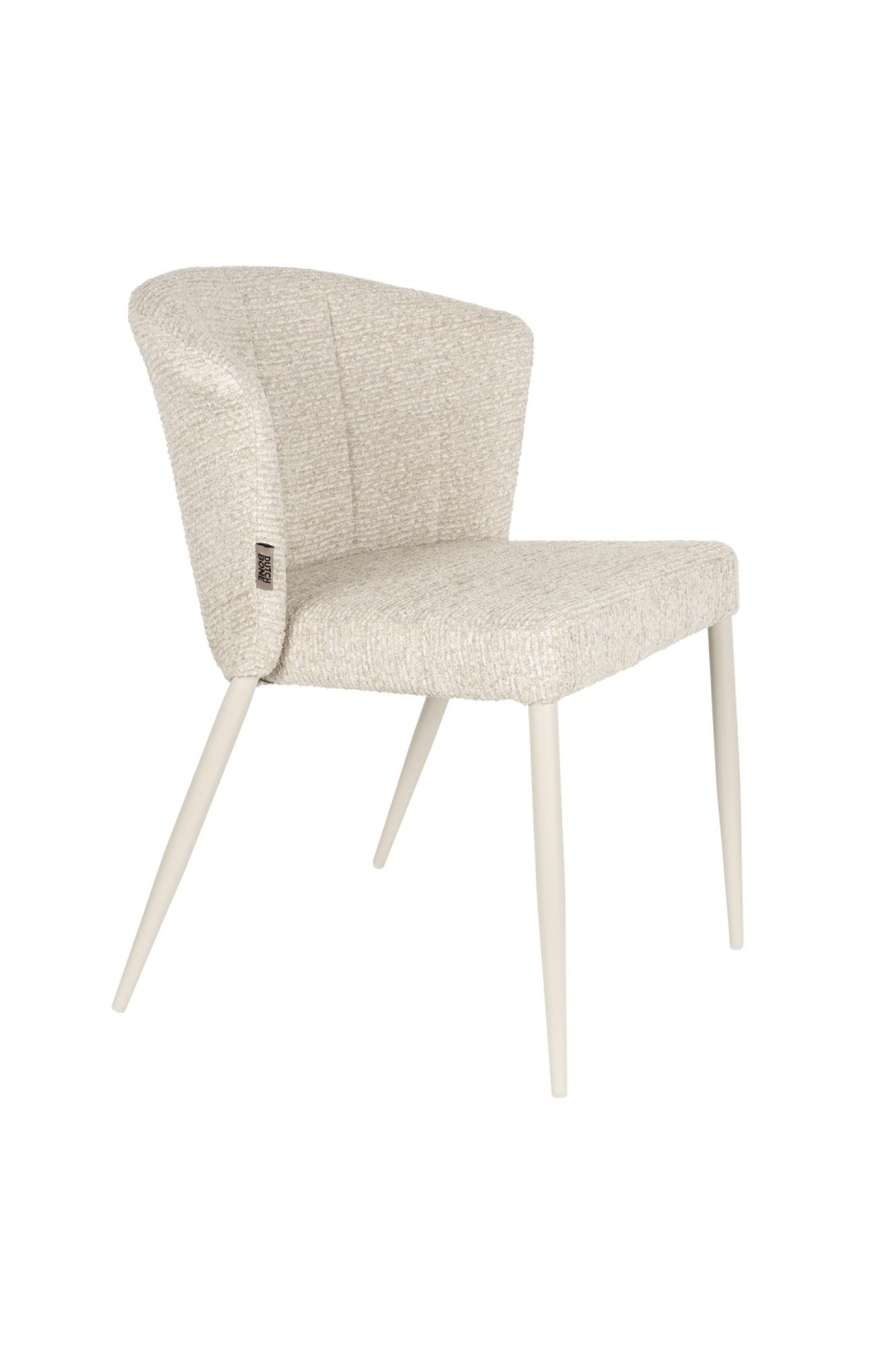 Chairs Scaun dining bej din textil Georgia Dutchbone