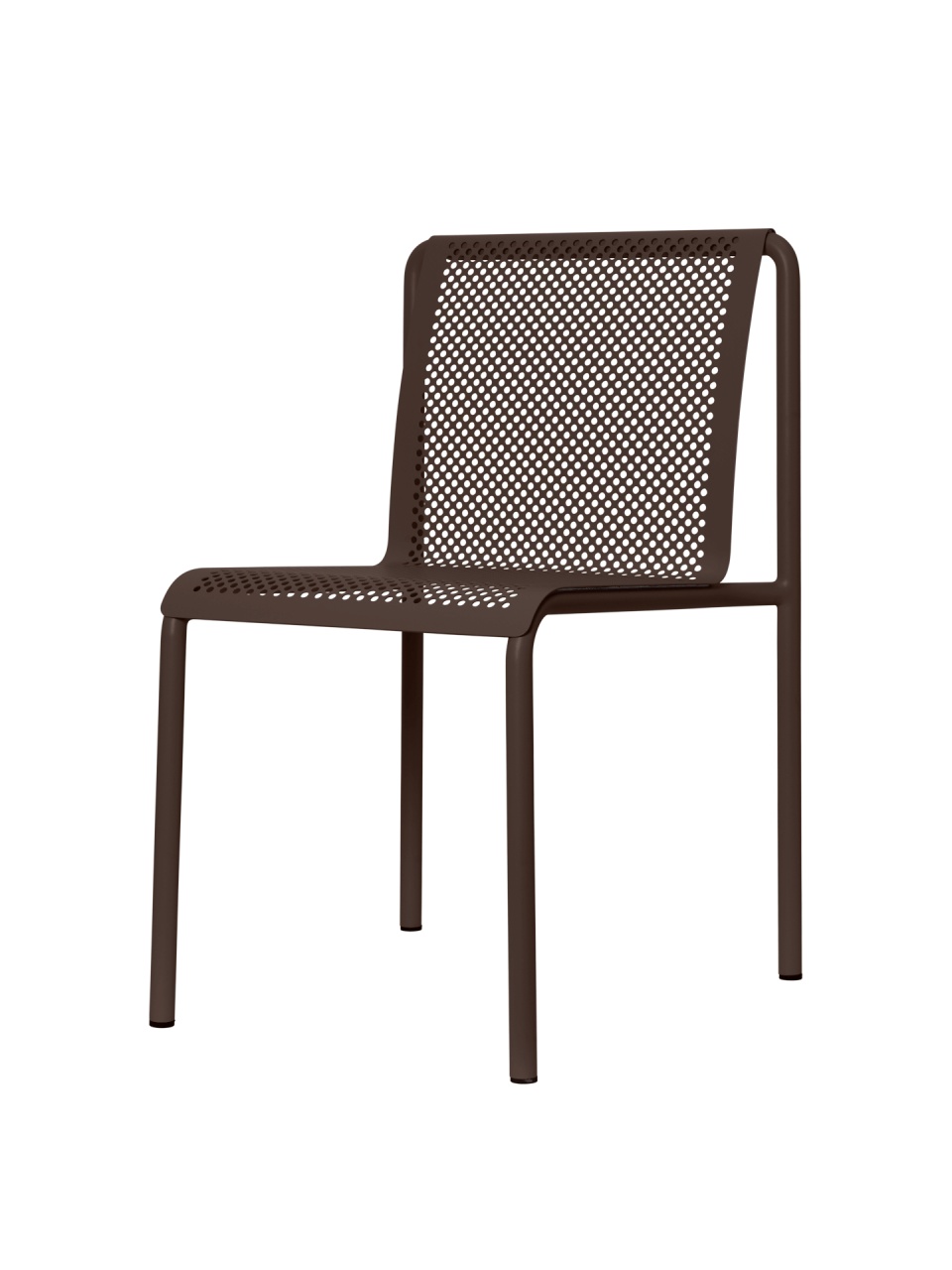 Outdoor Furniture Scaun dining exterior maro ciocolata din metal Dapple Ferm Living
