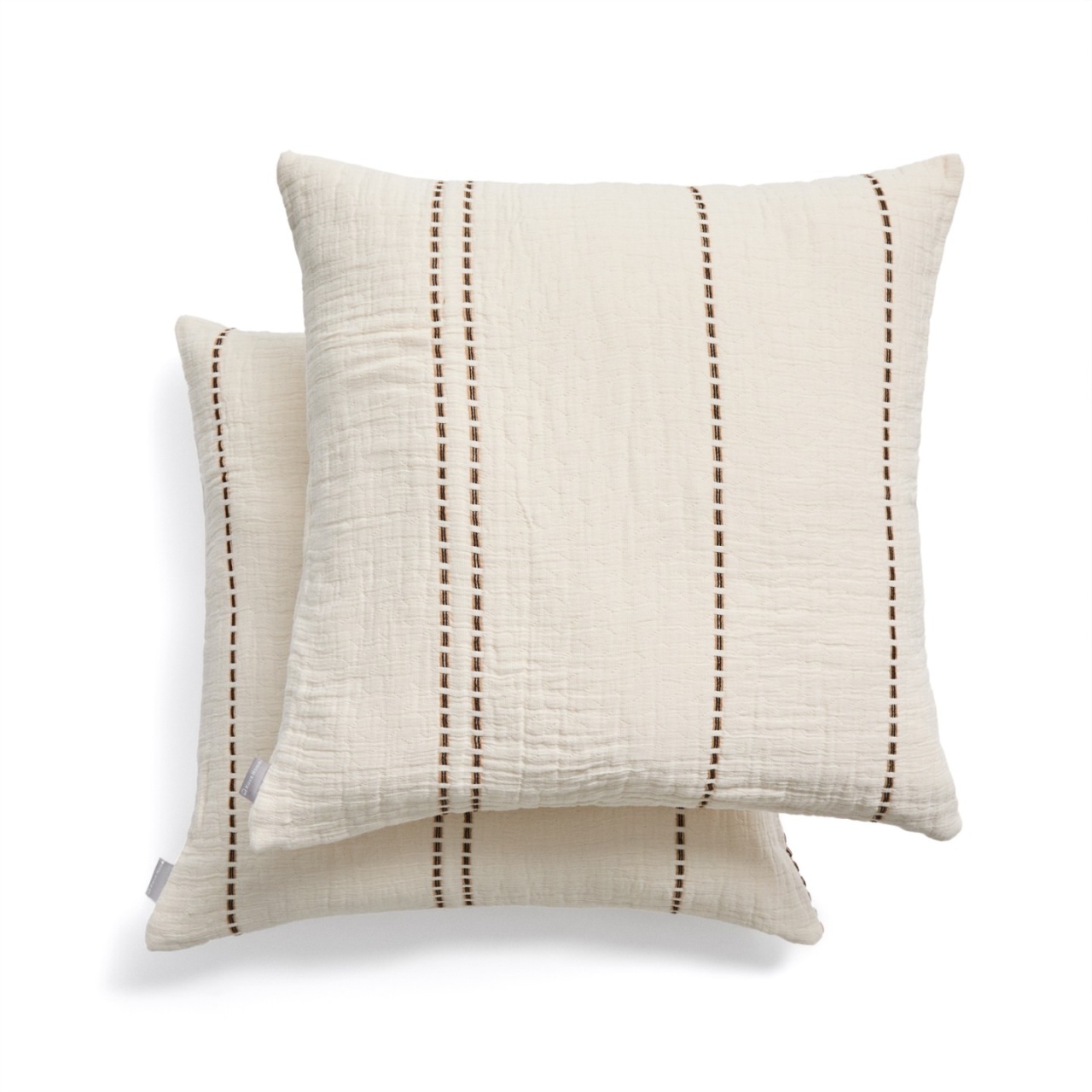 Pillowcases & Shams Set 2 fete de perna bej din bumbac 50x50 cm Siloda Kave Home