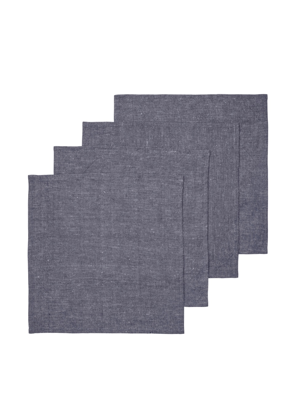 Set 4 servete albastre din fibre naturale 35x45 cm Hale Ferm Living