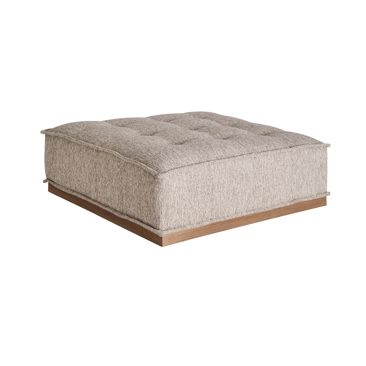 taburet pepco Taburet bej/maro din textil 120x120 cm Vittel Vical Home