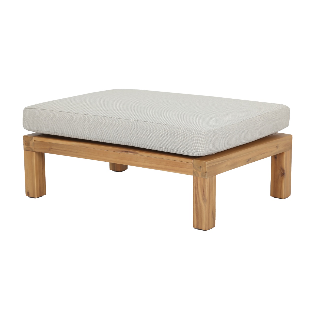 Outdoor Furniture Taburet exterior maro din lemn 60x90 cm Relax Woood