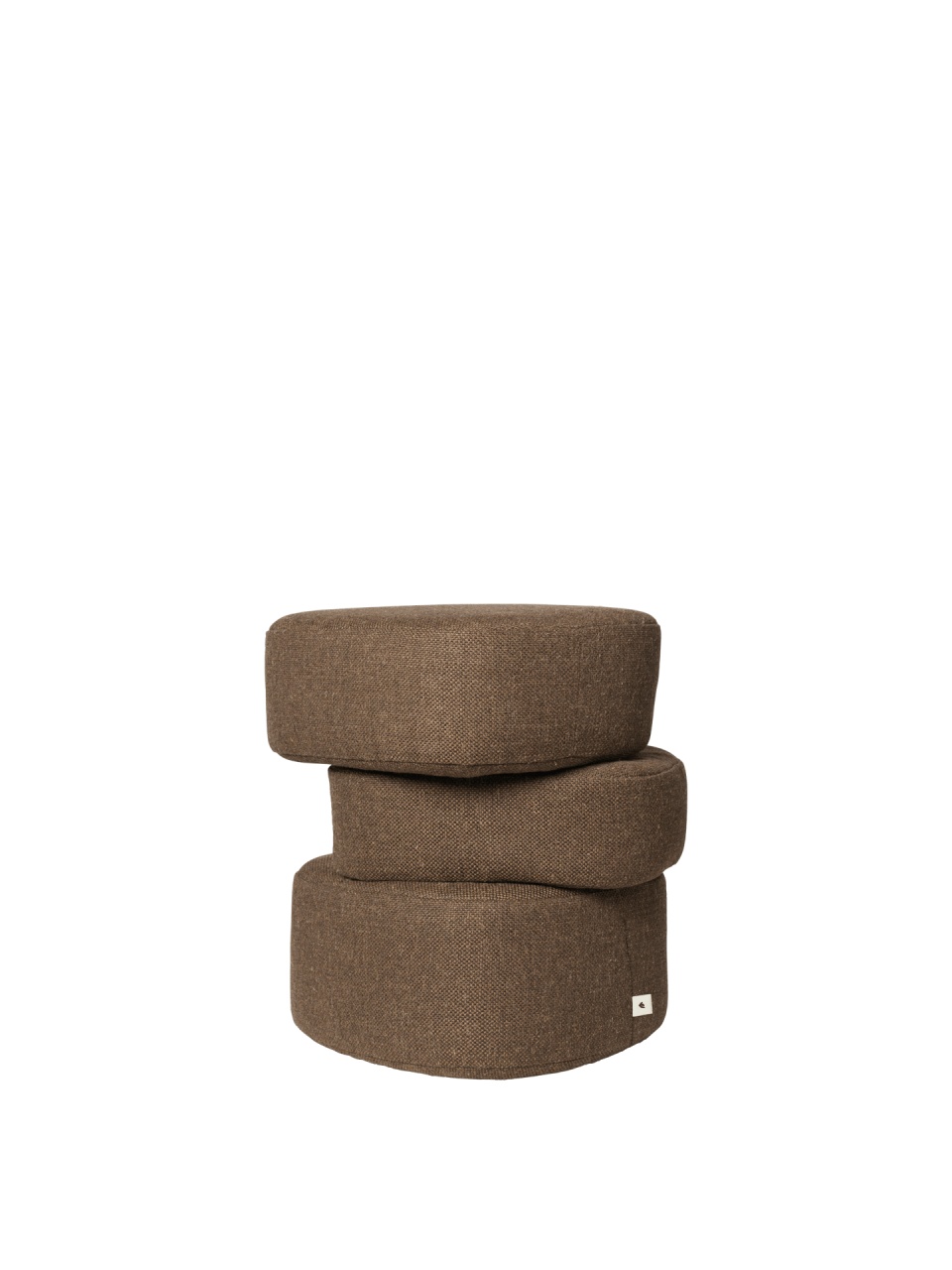 Ottomans Taburet maro din textil 41x43 cm Plyo Ferm Living