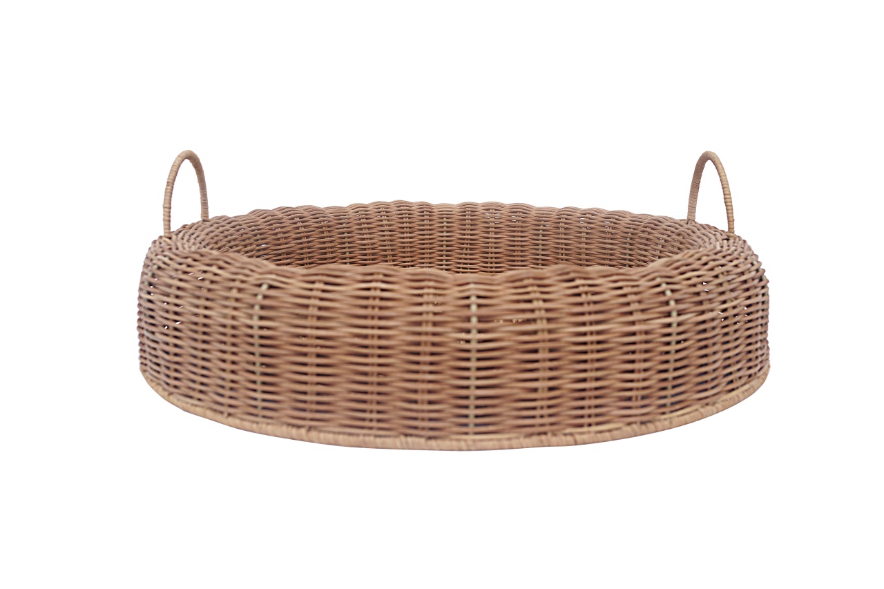 Bizzotto Tava decorativa maro din ratan 50 cm Irele Bizzotto