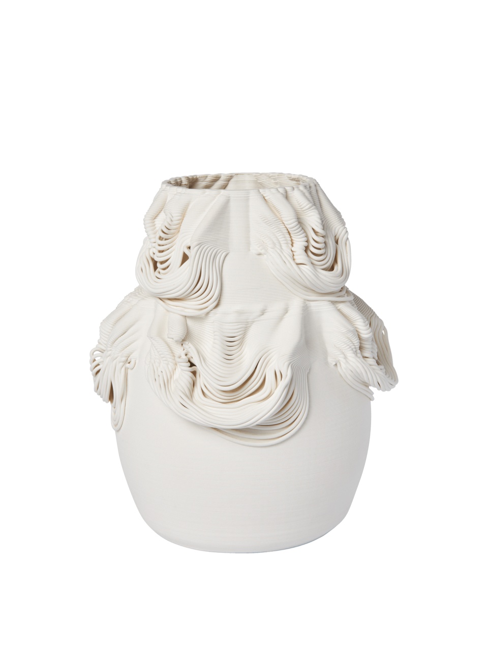 Vases Vaza alb antic din ceramica 23 cm Drisca Ferm Living